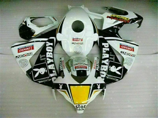 ABS Carenado CBR 1000 RR 2008-2011 - Blanco Negro Playboy ABS Carenado CBR 1000 RR 2008-2011 - Blanco Negro Playboy