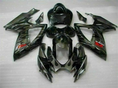 ABS Carenado GSXR 600 / 750 K6 2006-2007 - Negro