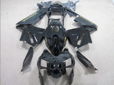 ABS Kits Carenado CBR 600 RR 2003-2004 - Negro Oro Calcomanías