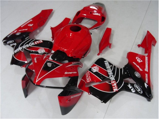 ABS Kits Carenado CBR 600 RR 2005-2006 - Rojo Negro ABS Kits Carenado CBR 600 RR 2005-2006 - Rojo Negro