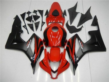 ABS Kits Carenado CBR 600 RR 2007-2008 - Negro Rojo