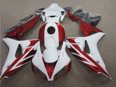 ABS Plástica CBR 1000 RR 2006-2007 - Rojo Blanco