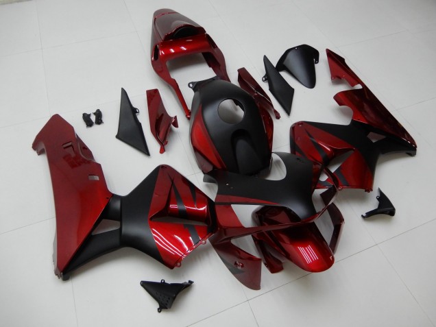 ABS Plástica CBR 600 RR 2003-2004 - Rojo Negro ABS Plástica CBR 600 RR 2003-2004 - Rojo Negro