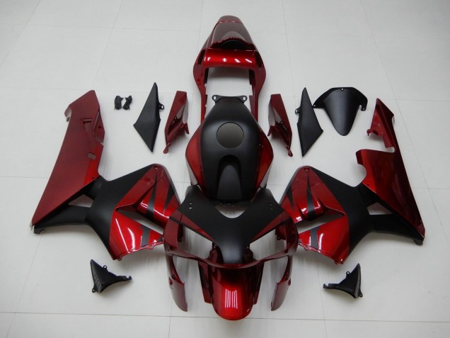 ABS Plástica CBR 600 RR 2003-2004 - Rojo Negro ABS Plástica CBR 600 RR 2003-2004 - Rojo Negro