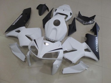ABS Plástica CBR 600 RR 2005-2006 - Blanco Negro