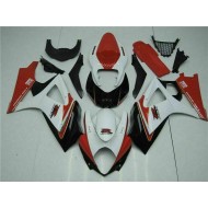 ABS Plástica GSXR 1000 K7 2007-2008 - Rojo Blanco