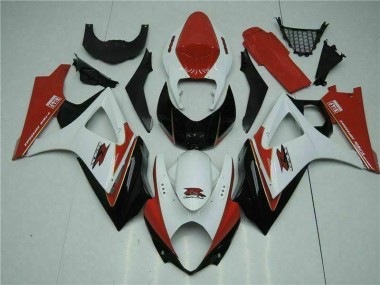 ABS Plástica GSXR 1000 K7 2007-2008 - Rojo Blanco
