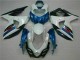 ABS Plástica GSXR 1000 K9 2009-2016 - Azul Blanco