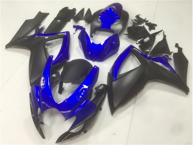 ABS Plástica GSXR 600 / 750 K6 2006-2007 - Azul Negro