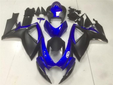 ABS Plástica GSXR 600 / 750 K6 2006-2007 - Azul Negro