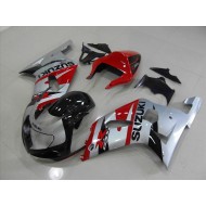 ABS Plástica GSXR 750 K1 K2 K3 2001-2003 - Negro Rojo
