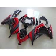 ABS Plástica ZX 300R 2013-2016 - Rojo Negro