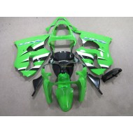 ABS Plástica ZX6R 2000-2002 - Verde Negro Blanco