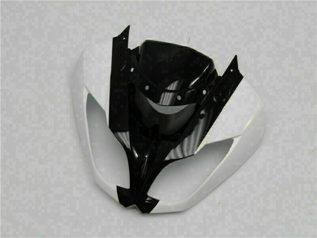 ABS Plástica ZX6R 2009-2012 - Blanco Negro ABS Plástica ZX6R 2009-2012 - Blanco Negro