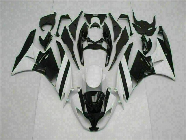 ABS Plástica ZX6R 2009-2012 - Blanco Negro ABS Plástica ZX6R 2009-2012 - Blanco Negro