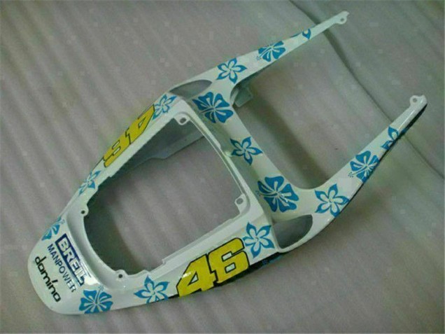 ABS Plástico CBR 600 RR 2005-2006 - Blanco Azul Nastro Azzurro 46