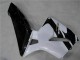 ABS Plástico CBR 600 RR 2005-2006 - Blanco Negro ABS Plástico CBR 600 RR 2005-2006 - Blanco Negro