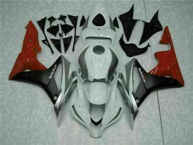 ABS Plástico CBR 600 RR 2007-2008 - Blanco Negro Rojo