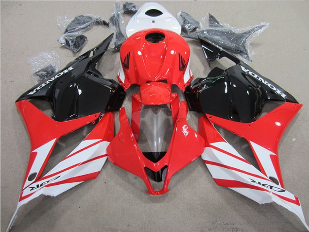 ABS Plástico CBR 600 RR 2009-2012 - Rojo Negro Blanco