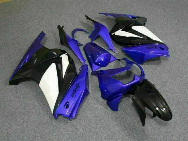 ABS Plástico EX250 2008-2012 - Azul Blanco Negro Ninja ABS Plástico EX250 2008-2012 - Azul Blanco Negro Ninja