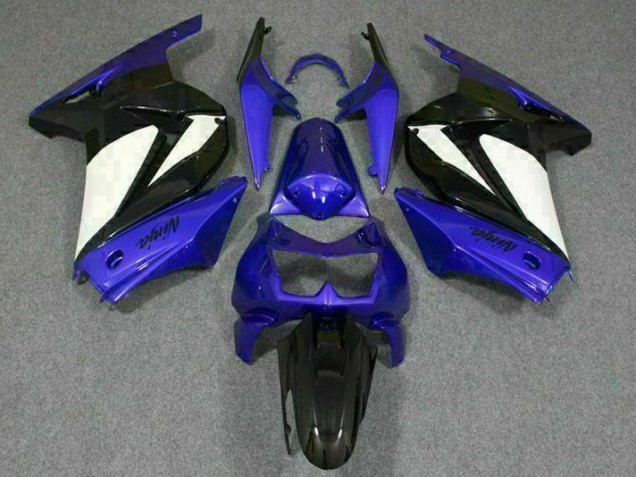 ABS Plástico EX250 2008-2012 - Azul Blanco Negro Ninja ABS Plástico EX250 2008-2012 - Azul Blanco Negro Ninja
