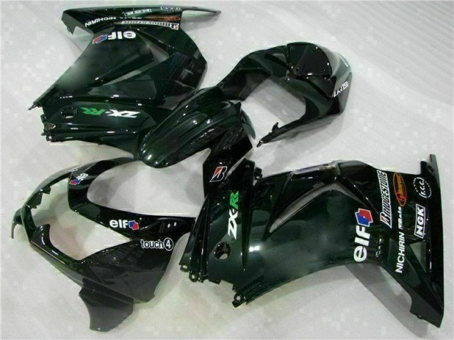 ABS Plástico EX250 2008-2012 - Negro