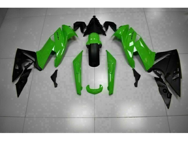 ABS Plástico EX650 2009-2011 - Verde Negro