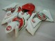 ABS Plástico GSXR 1000 K7 2007-2008 - Rojo Blanco