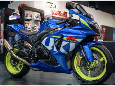 ABS Plástico GSXR 1000 K9 2009-2016 - Azul Blanco