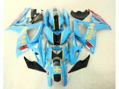 ABS Plástico GSXR 600 / 750 K6 2006-2007 - Azul Negro