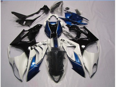 ABS Plástico S1000RR 2009-2014 - Blanco Azul