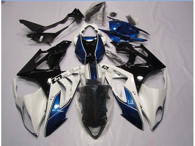 ABS Plástico S1000RR 2009-2014 - Blanco Azul ABS Plástico S1000RR 2009-2014 - Blanco Azul