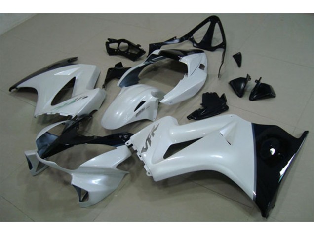 ABS Plástico VFR 800 2002-2013 - Blanco Negro