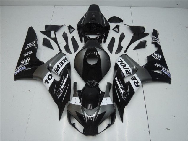 ABS Plásticos CBR 1000 RR 2004-2005 - Gris Negro Repsol ABS Plásticos CBR 1000 RR 2004-2005 - Gris Negro Repsol