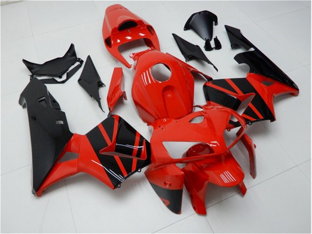 ABS Plásticos CBR 600 RR 2005-2006 - Rojo Negro
