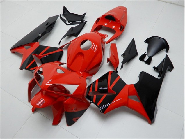 ABS Plásticos CBR 600 RR 2005-2006 - Rojo Negro