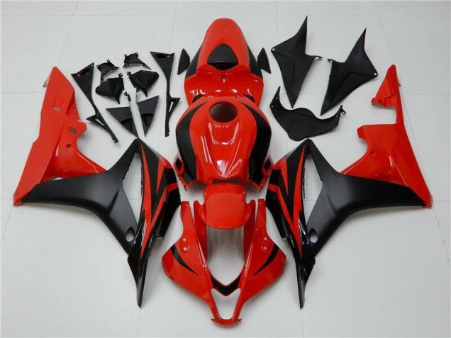 ABS Plásticos CBR 600 RR 2007-2008 - Negro Rojo ABS Plásticos CBR 600 RR 2007-2008 - Negro Rojo