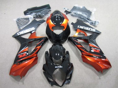 ABS Plásticos GSXR 1000 K7 2007-2008 - Negro Naranja