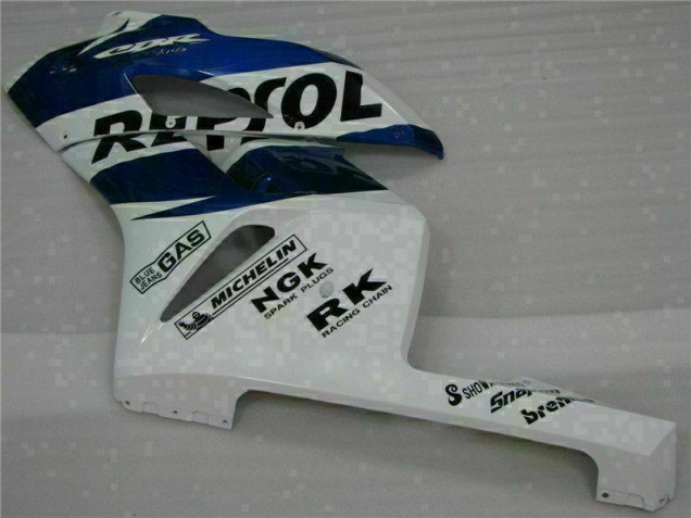 Carenado CBR 1000 RR 2004-2005 - Blanco Azul Repsol Carenado CBR 1000 RR 2004-2005 - Blanco Azul Repsol
