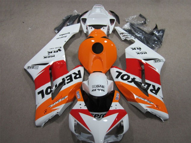 Carenado CBR 1000 RR 2004-2005 - Blanco Naranja Repsol