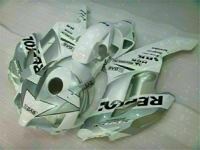 Carenado CBR 1000 RR 2004-2005 - Blanco Plata Repsol Carenado CBR 1000 RR 2004-2005 - Blanco Plata Repsol