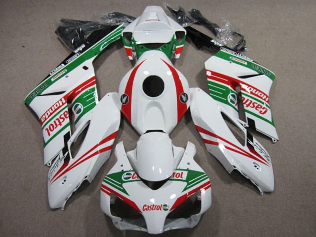 Carenado CBR 1000 RR 2004-2005 - Blanco Rojo Castrol Carenado CBR 1000 RR 2004-2005 - Blanco Rojo Castrol