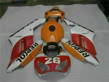 Carenado CBR 1000 RR 2004-2005 - Naranja Rojo Repsol 26