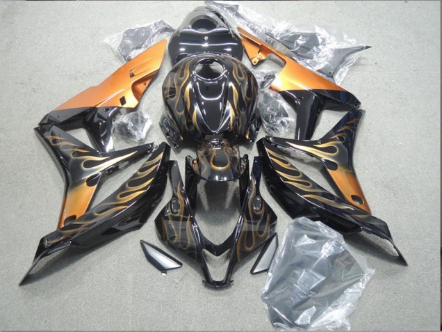 Carenado CBR 1000 RR 2004-2005 - Negro Oro Llama Carenado CBR 1000 RR 2004-2005 - Negro Oro Llama