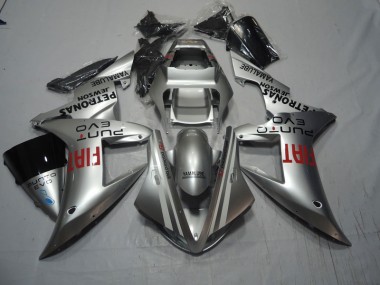 Carenado CBR 1000 RR 2004-2005 - Plata Rojo Fiat