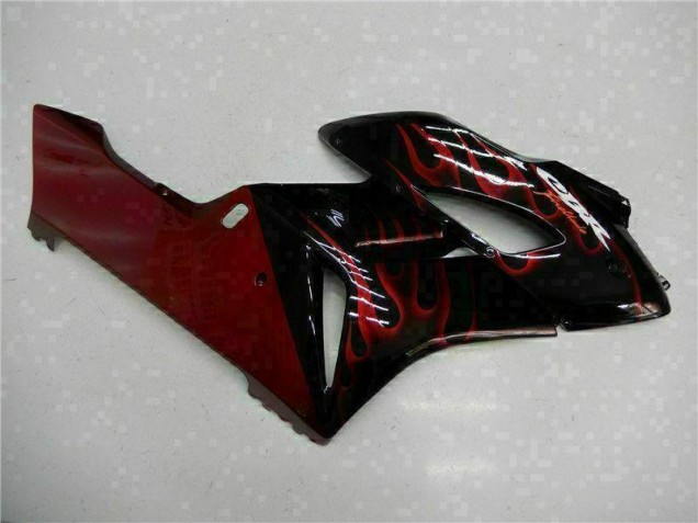 Carenado CBR 1000 RR 2004-2005 - Rojo Llama Negro Carenado CBR 1000 RR 2004-2005 - Rojo Llama Negro