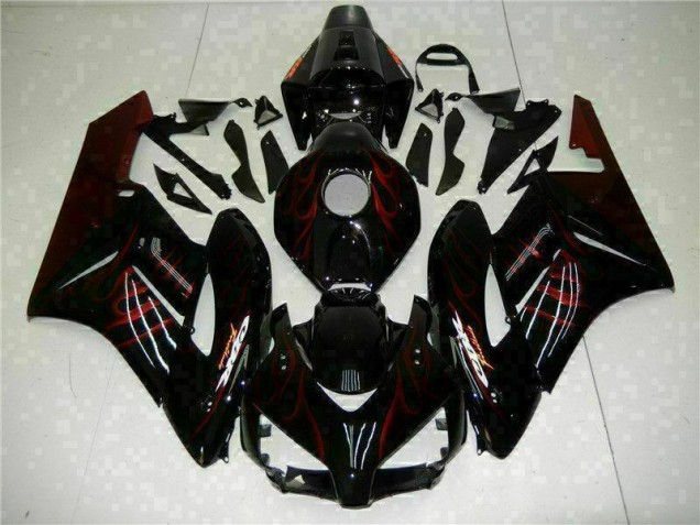 Carenado CBR 1000 RR 2004-2005 - Rojo Llama Negro Carenado CBR 1000 RR 2004-2005 - Rojo Llama Negro