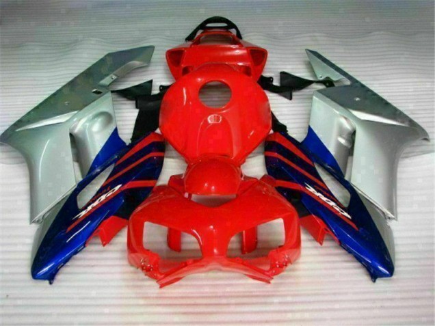 Carenado CBR 1000 RR 2004-2005 - Rojo Plata Azul Carenado CBR 1000 RR 2004-2005 - Rojo Plata Azul