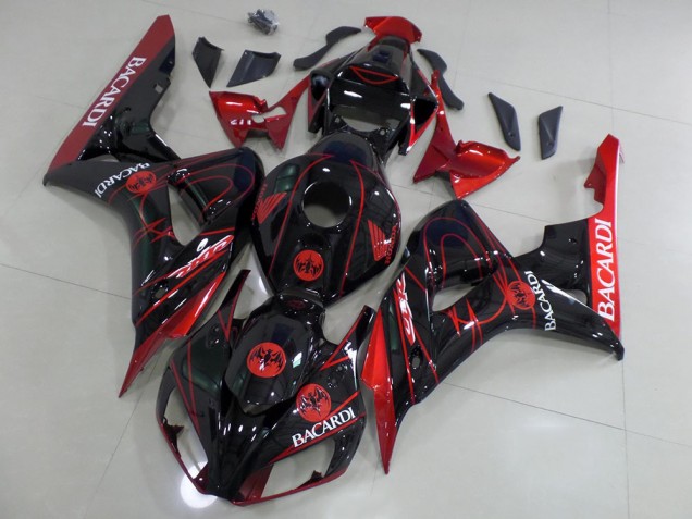 Carenado CBR 1000 RR 2006-2007 - Bacardi Negro