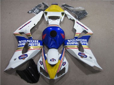 Carenado CBR 1000 RR 2006-2007 - Blanco Azul Rothmans